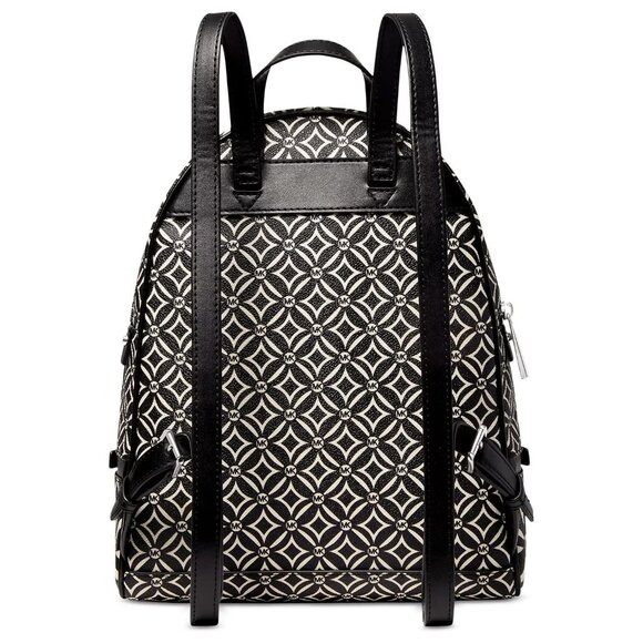 Michael Kors Rhea Medium Backpack – Black/Light Cream - Picture 2 of 7